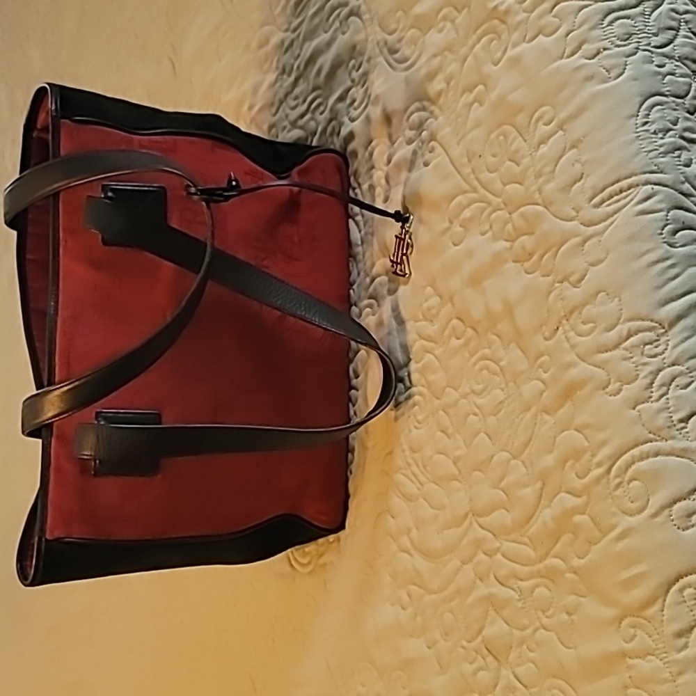 Ralph Lauren Stylish Red and Black LadiesBag